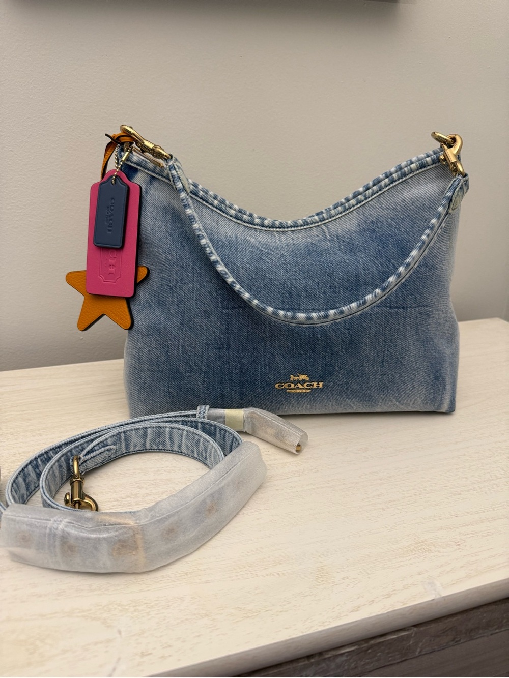 Coach Denim Loved Laurel Bag